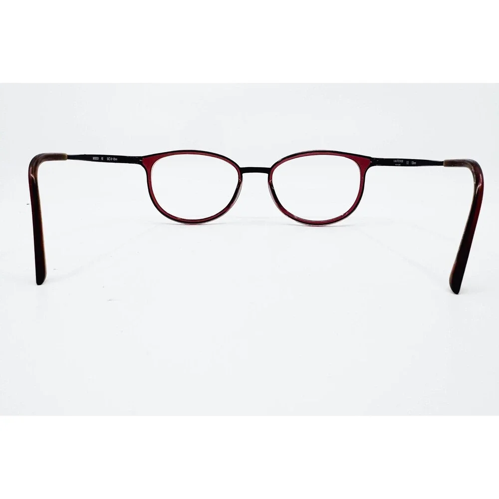 Isaac Mizrahi Eyeglasses Womens Red IM30001 Oval Full Rim Frames 50-18-135
